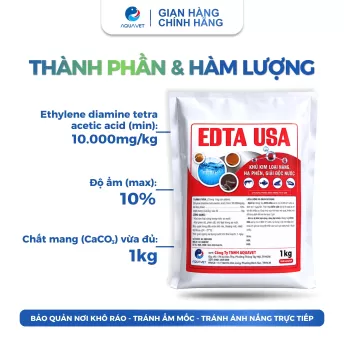 EDTA Khử Phèn - Kim Loại Nặng